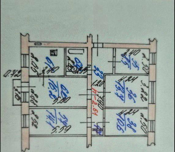 5-комнатная 90 м2 в ЖК undefined корпус null этаж 2