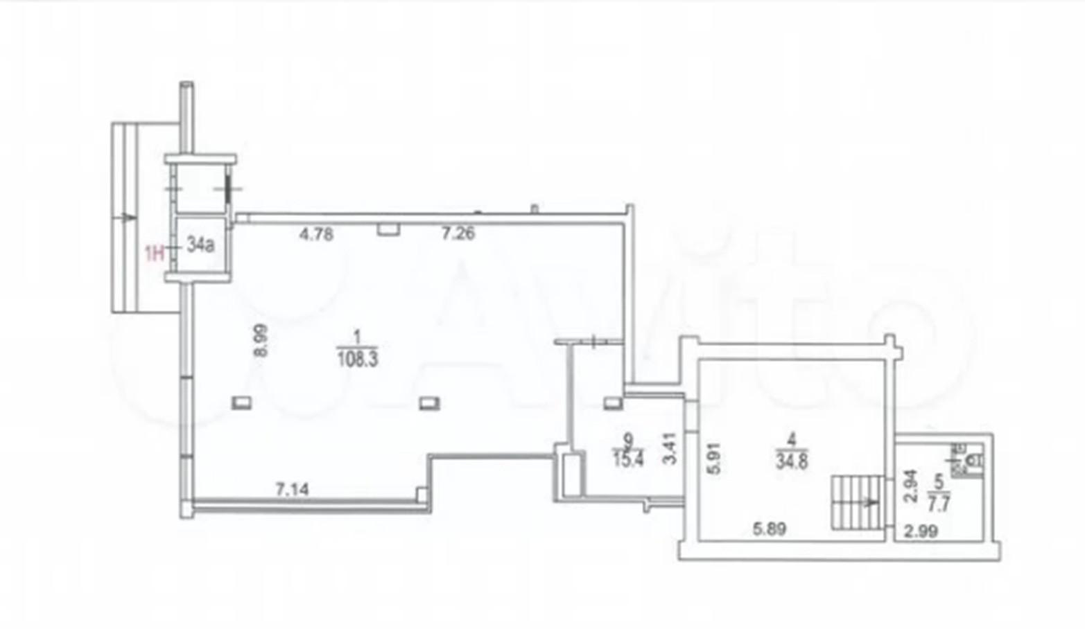 Студия 50 м2 в ЖК undefined корпус null этаж null