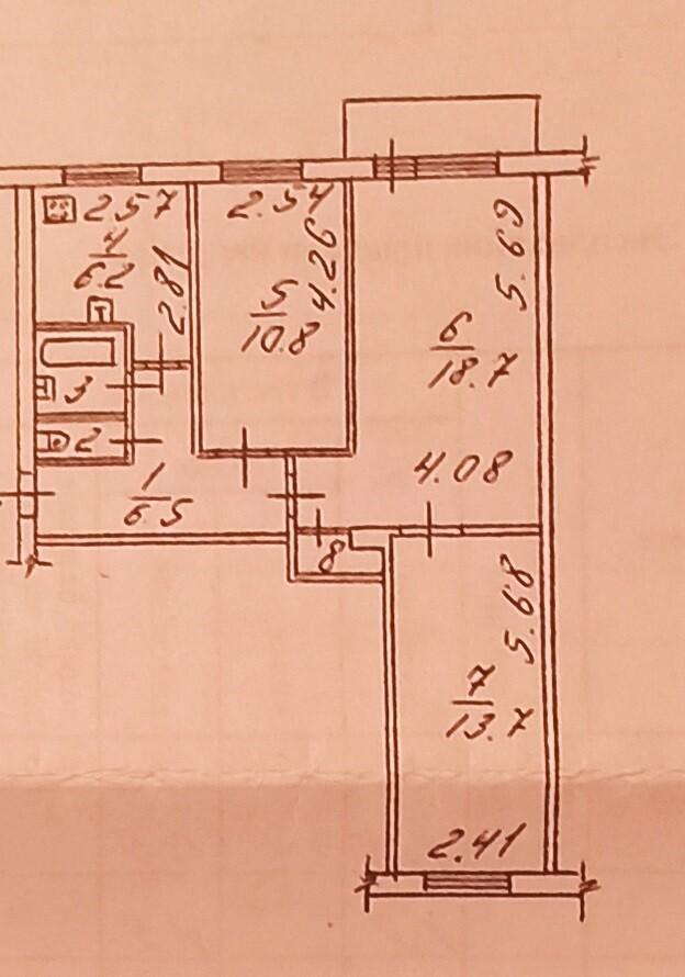 3-комнатная 60.8 м2 в ЖК undefined корпус null этаж 3
