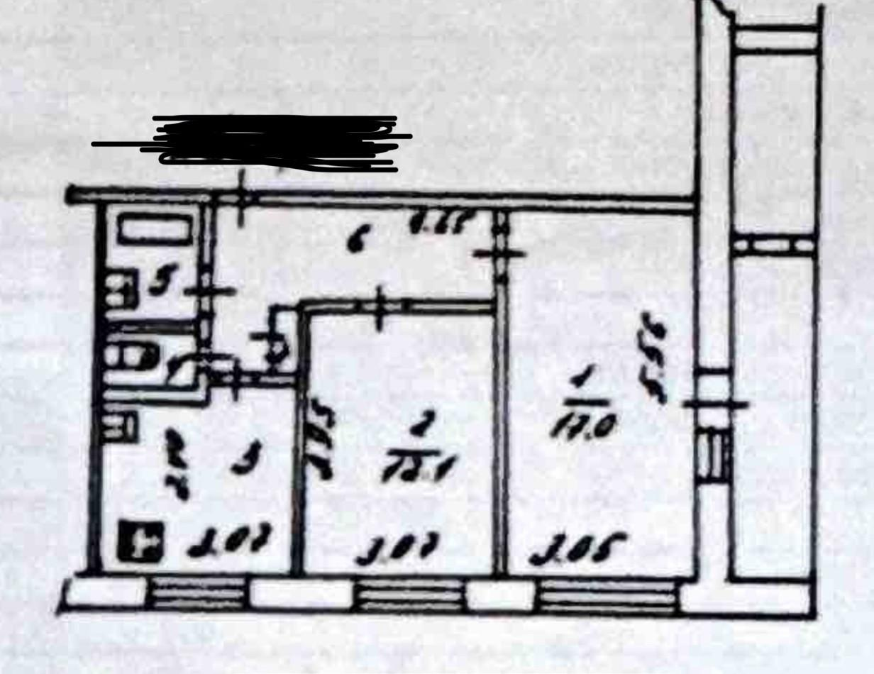2-комнатная 55.5 м2 в ЖК undefined корпус null этаж 7