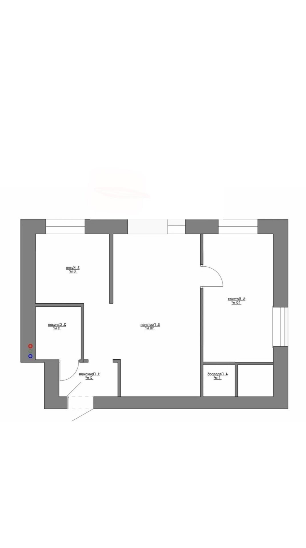 2-комнатная 40.6 м2 в ЖК undefined корпус null этаж 4