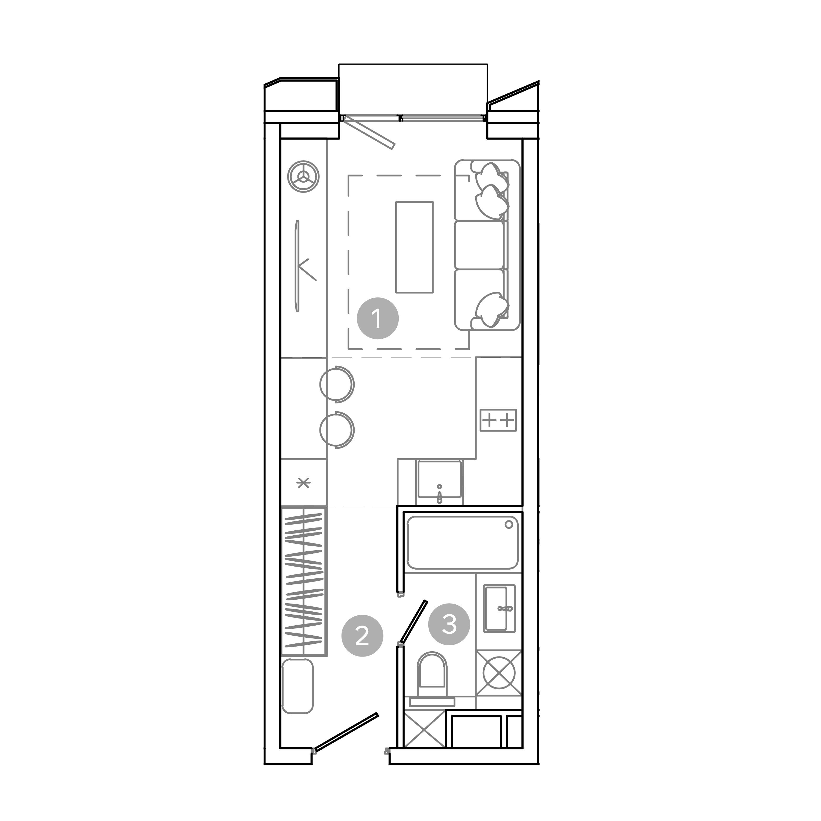 Студия 22 м2 в ЖК UNO.Соколиная гора корпус null этаж 11