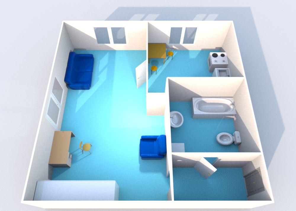 1-комнатная 30.5 м2 в ЖК undefined корпус null этаж 3