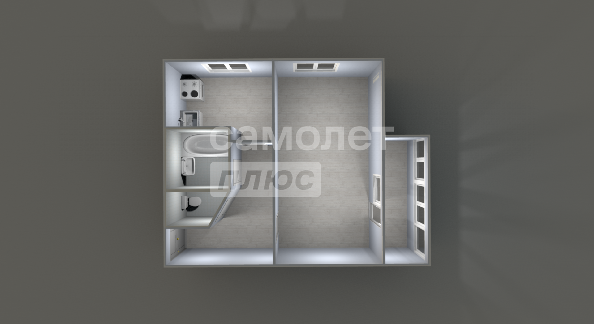 1-комнатная 31 м2 в ЖК undefined корпус null этаж 5
