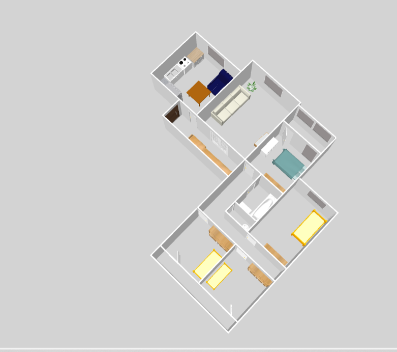 5-комнатная 89.8 м2 в ЖК undefined корпус null этаж 9