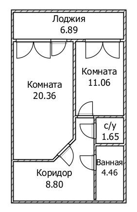 3-комнатная 104 м2 в ЖК undefined корпус null этаж 5