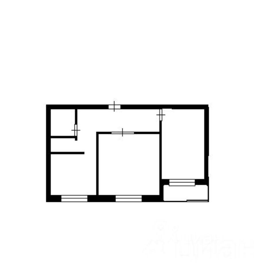 2-комнатная 52.6 м2 в ЖК undefined корпус null этаж 5