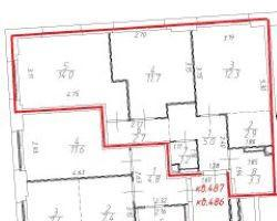 2-комнатная 53.1 м2 в ЖК undefined корпус null этаж 25