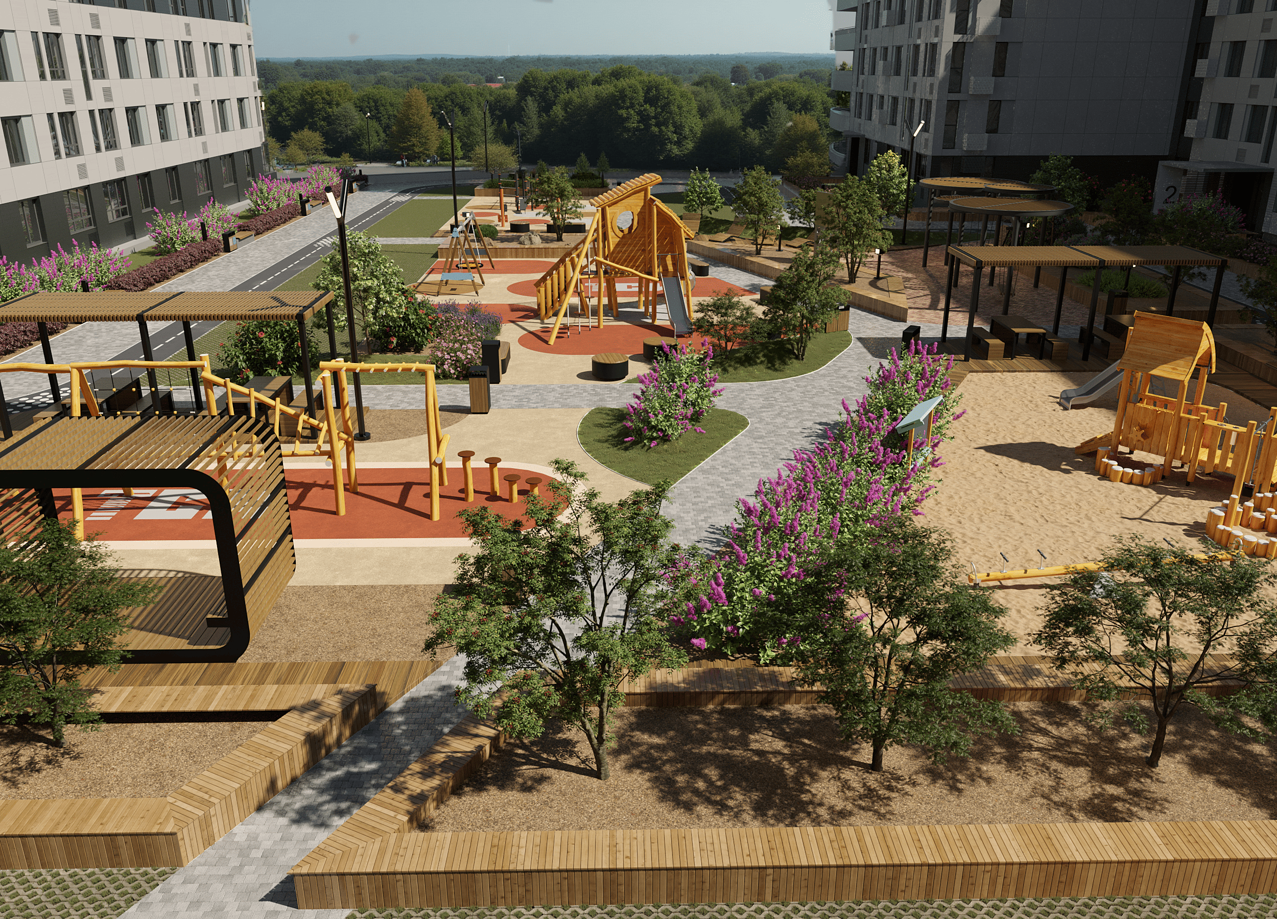 2-комнатная 46 м2 в ЖК Статный корпус null этаж 4