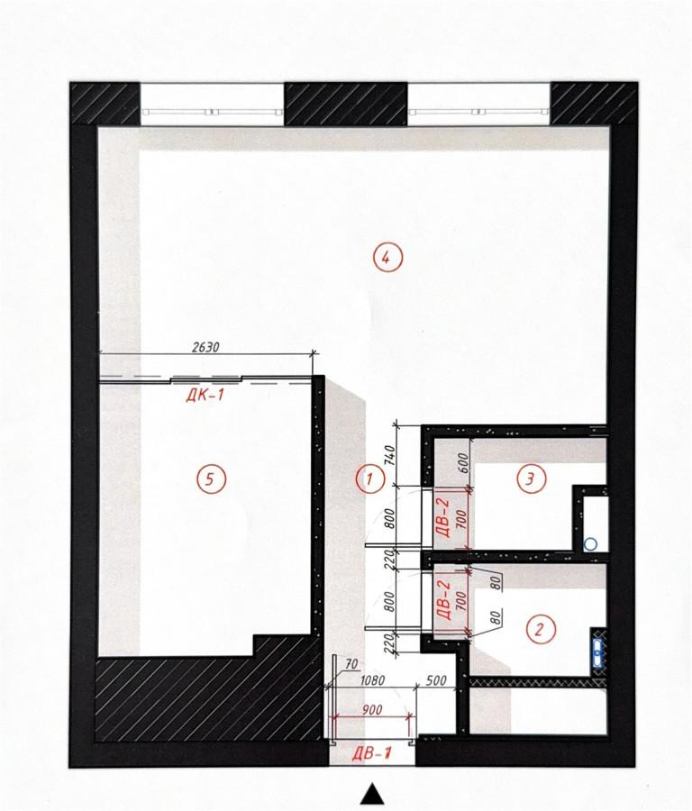 1-комнатная 45 м2 в ЖК undefined корпус null этаж 35