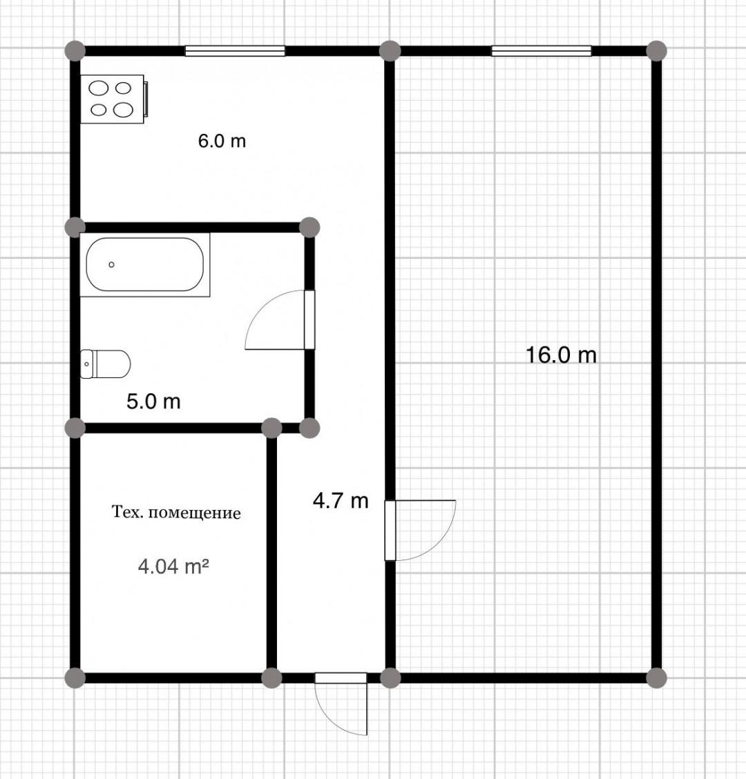1-комнатная 31.7 м2 в ЖК undefined корпус null этаж 4