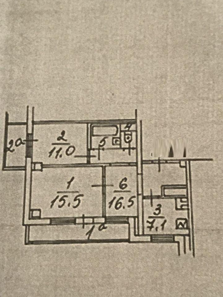 2-комнатная 59.9 м2 в ЖК undefined корпус null этаж 8