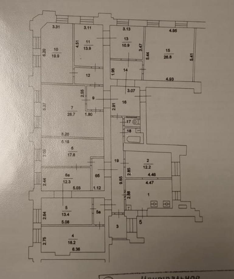 6-комнатная 240 м2 в ЖК undefined корпус null этаж 4