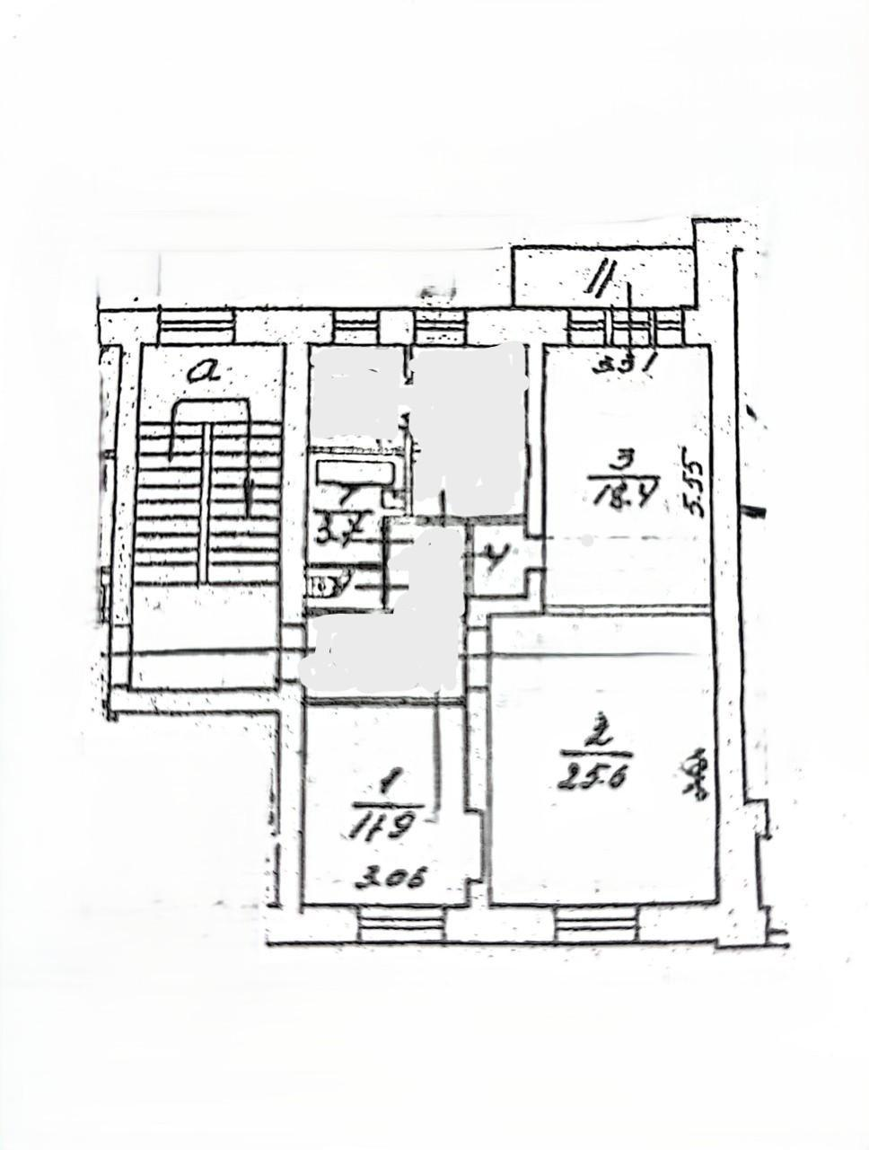 3-комнатная 82.5 м2 в ЖК undefined корпус null этаж 4