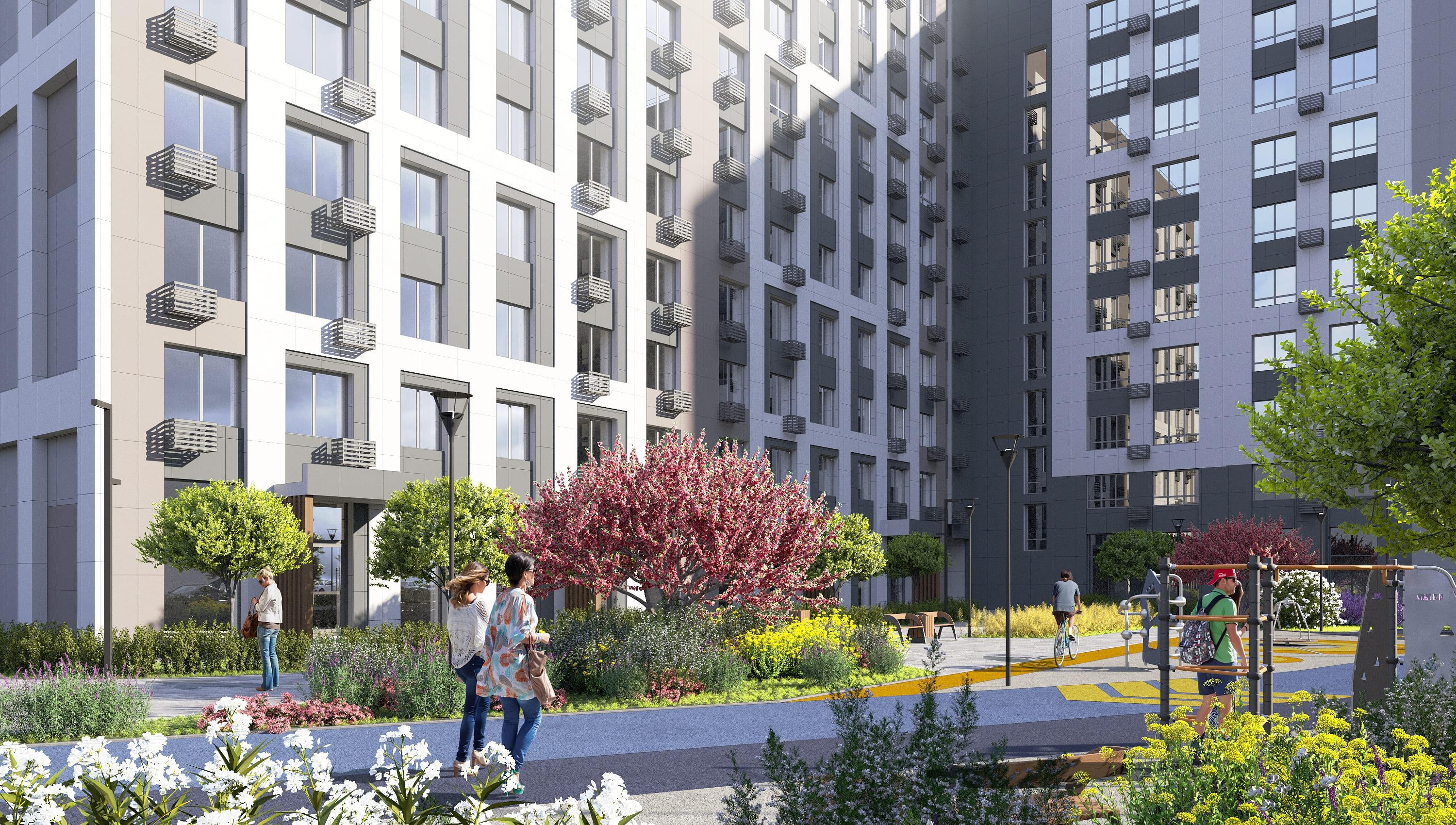 1-комнатная 33 м2 в ЖК Династия корпус null этаж 3