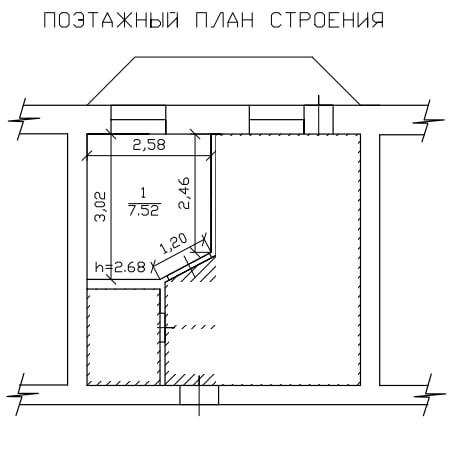 1-комнатная 30.2 м2 в ЖК undefined корпус null этаж 5