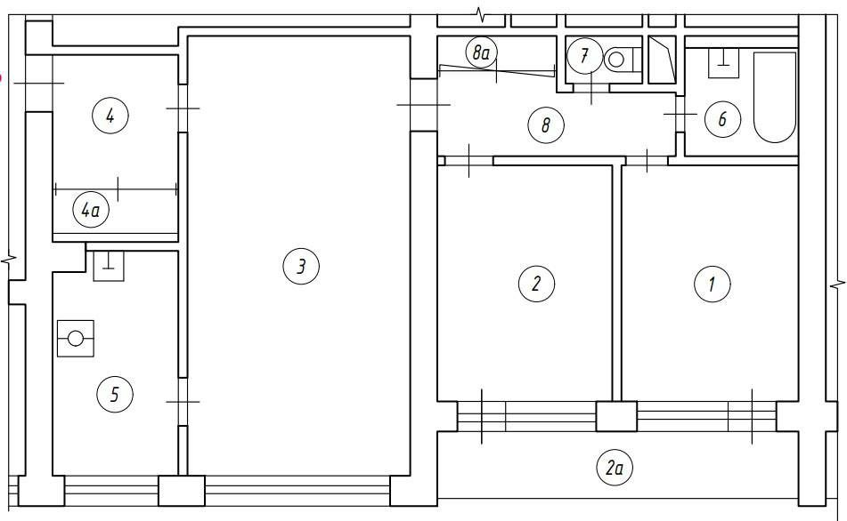 3-комнатная 73 м2 в ЖК undefined корпус null этаж 4