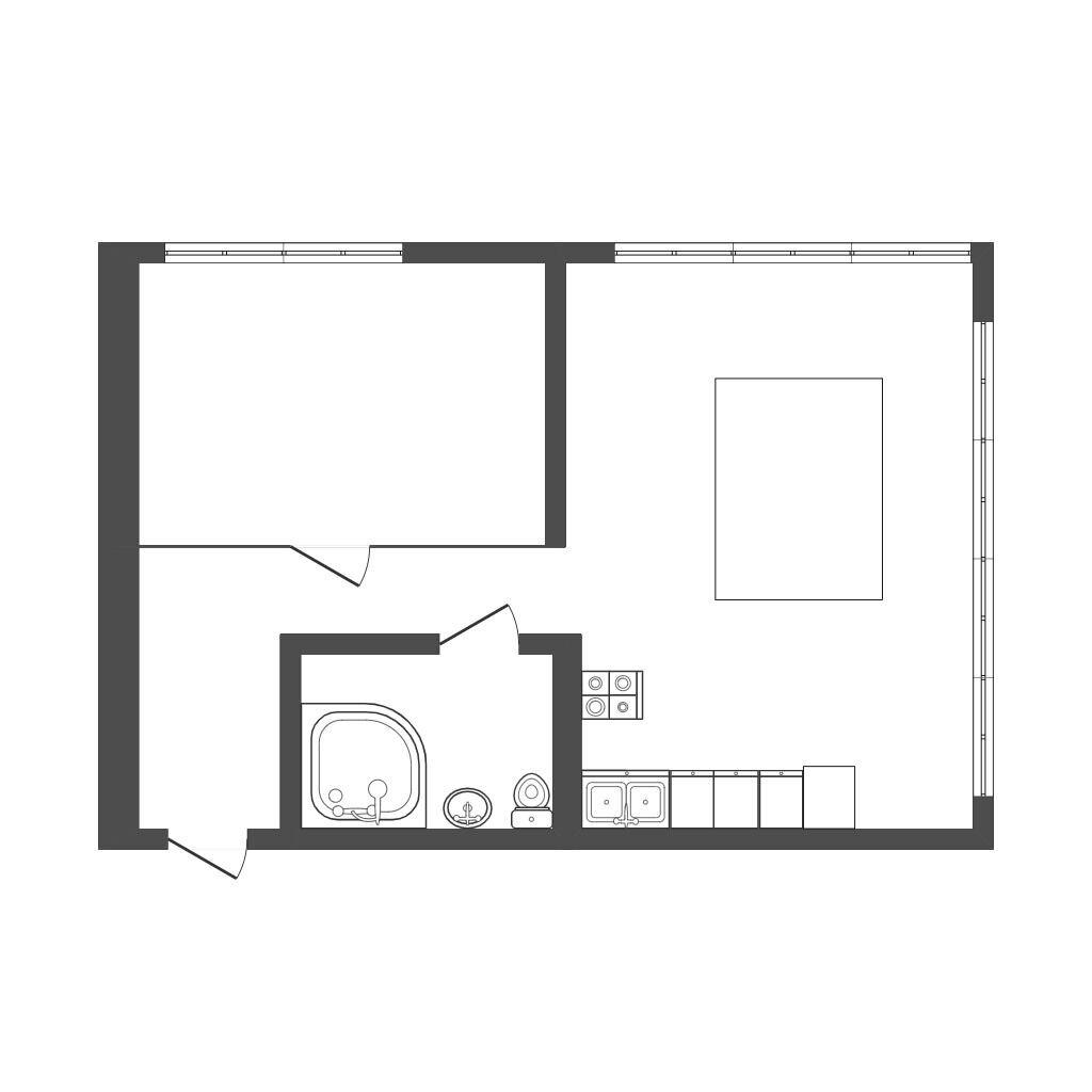 2-комнатная 73 м2 в ЖК undefined корпус null этаж 7