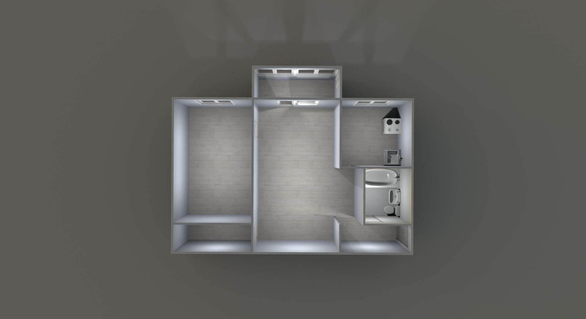 2-комнатная 42.6 м2 в ЖК undefined корпус null этаж 5