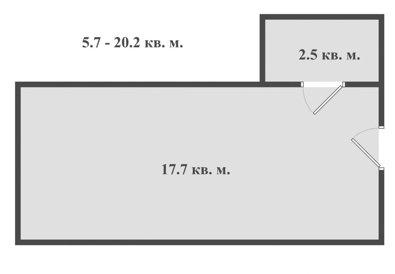 Студия 20.2 м2 в ЖК undefined корпус null этаж 3