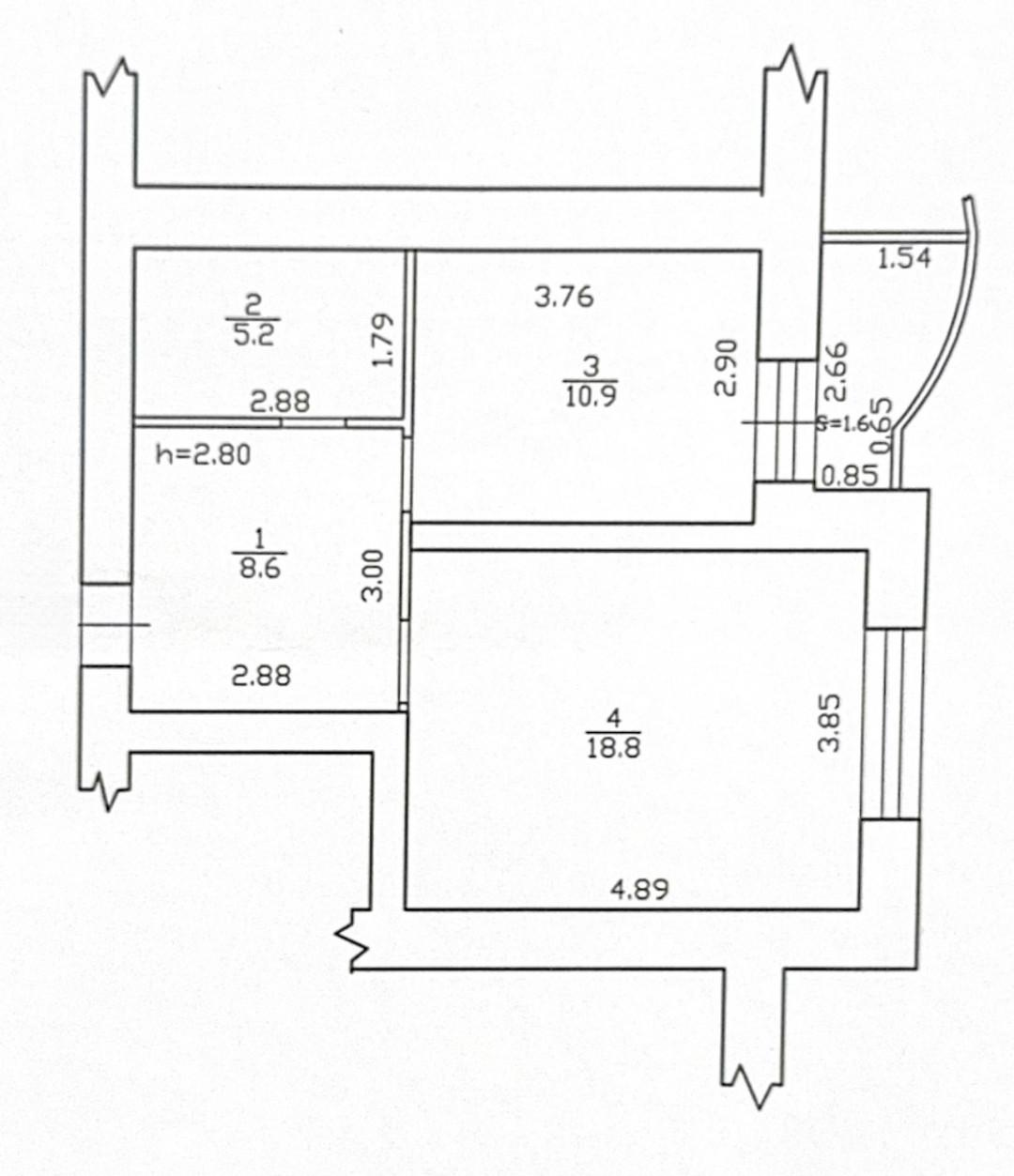 1-комнатная 45.1 м2 в ЖК undefined корпус null этаж 9