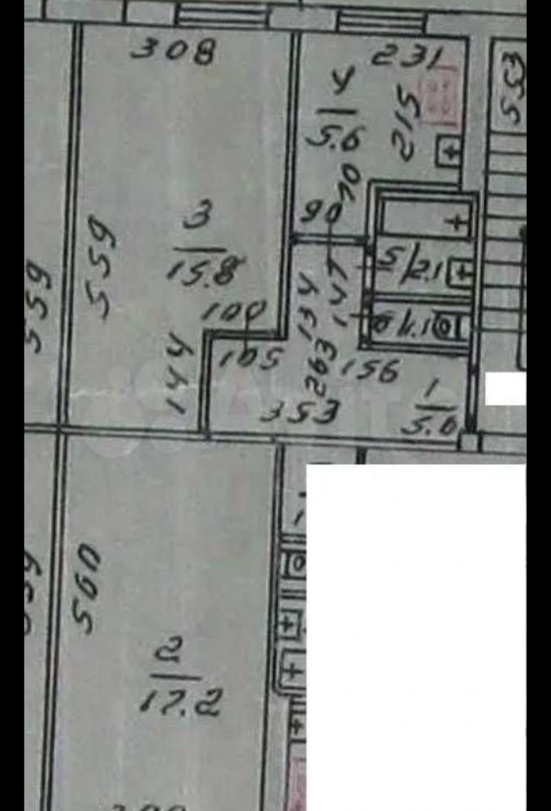 2-комнатная 47.4 м2 в ЖК undefined корпус null этаж 4