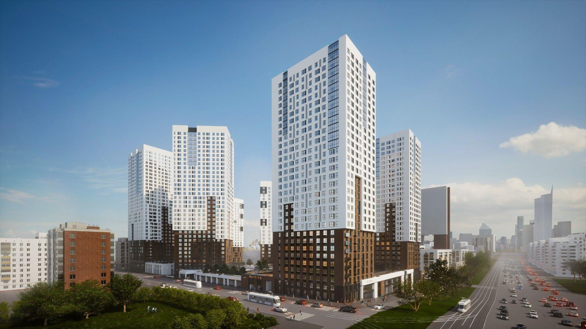 2-комнатная 55 м2 в ЖК Азина 16 корпус null этаж 21