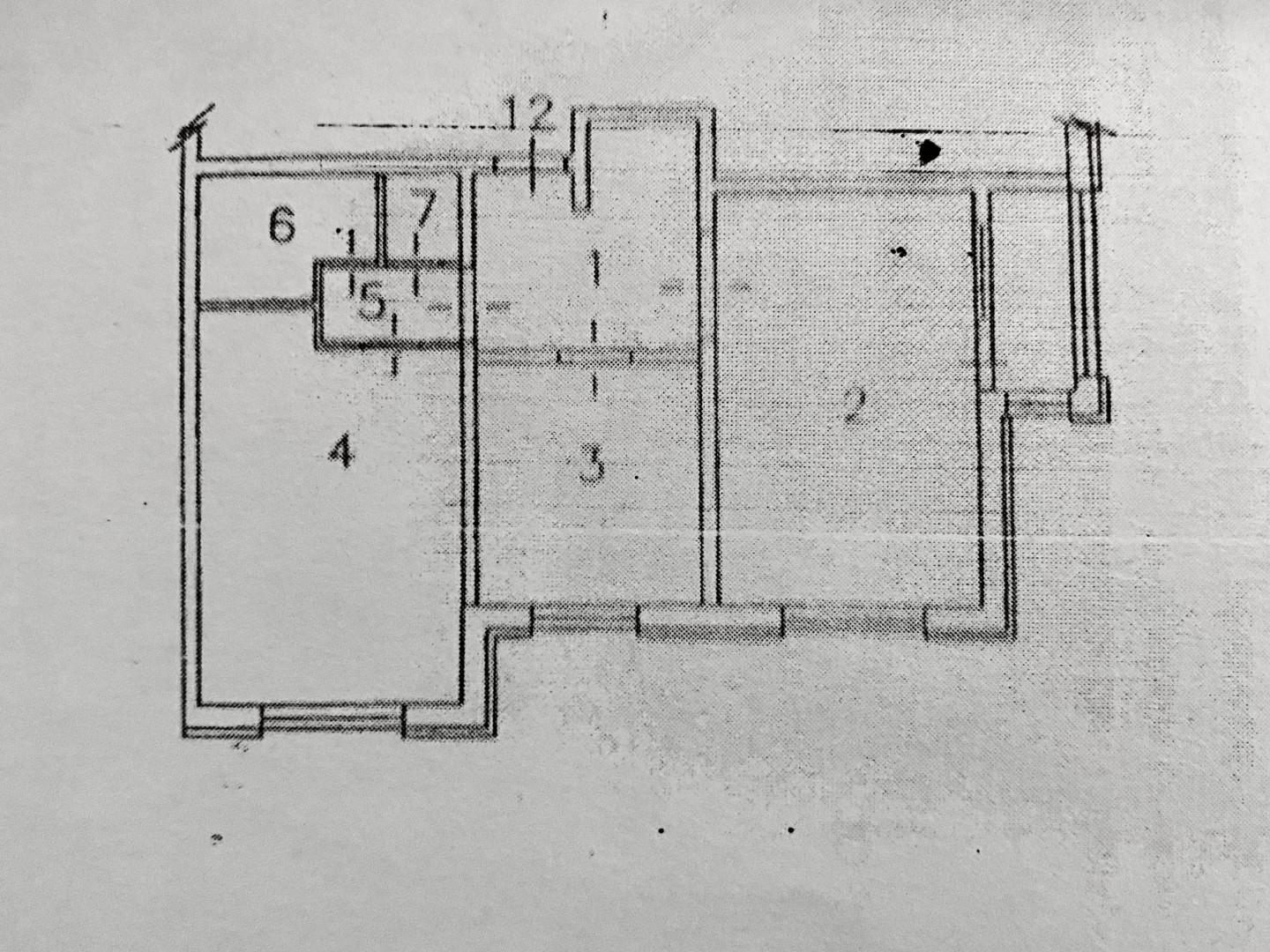 2-комнатная 51.7 м2 в ЖК undefined корпус null этаж 2