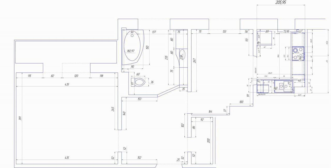 1-комнатная 52 м2 в ЖК undefined корпус null этаж 8