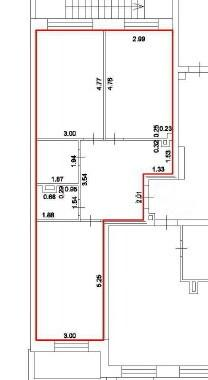 2-комнатная 62.4 м2 в ЖК undefined корпус null этаж 1