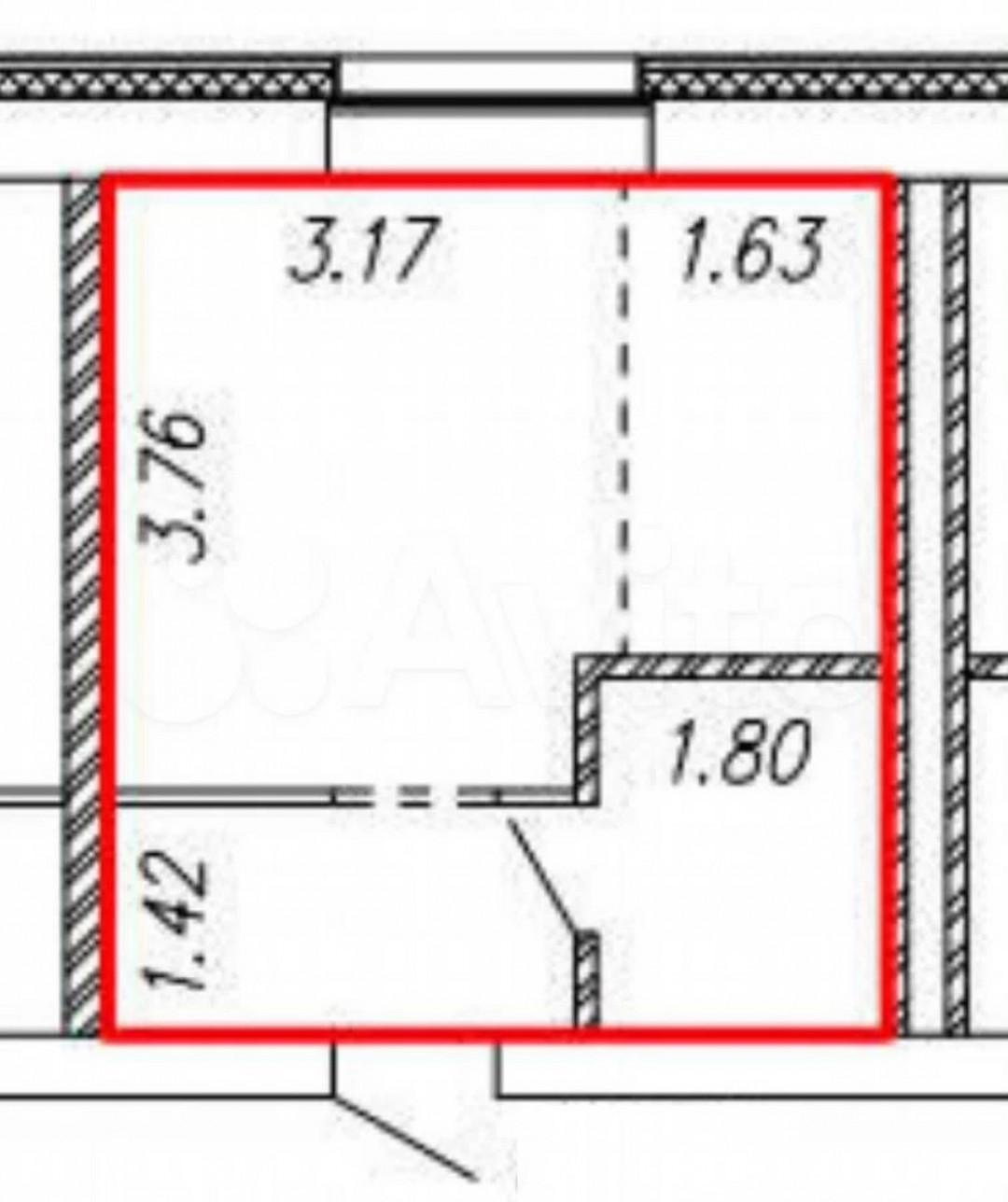 Студия 24.6 м2 в ЖК undefined корпус null этаж 8