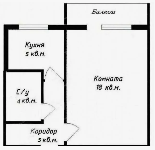 1-комнатная 33.3 м2 в ЖК undefined корпус null этаж 3