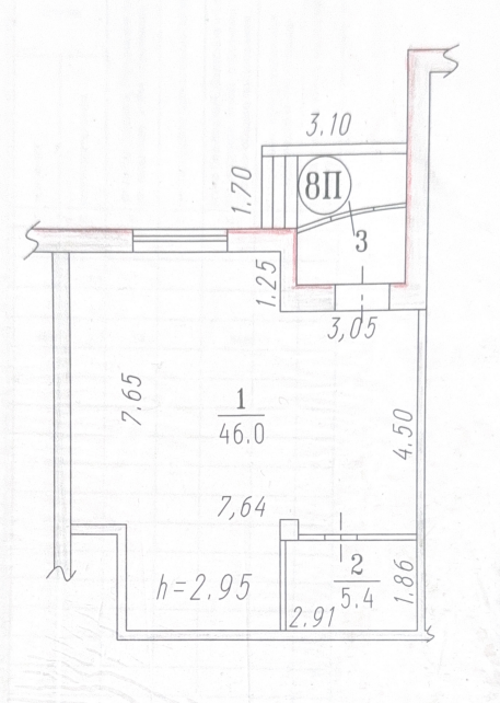 Студия 54.6 м2 в ЖК undefined корпус null этаж null