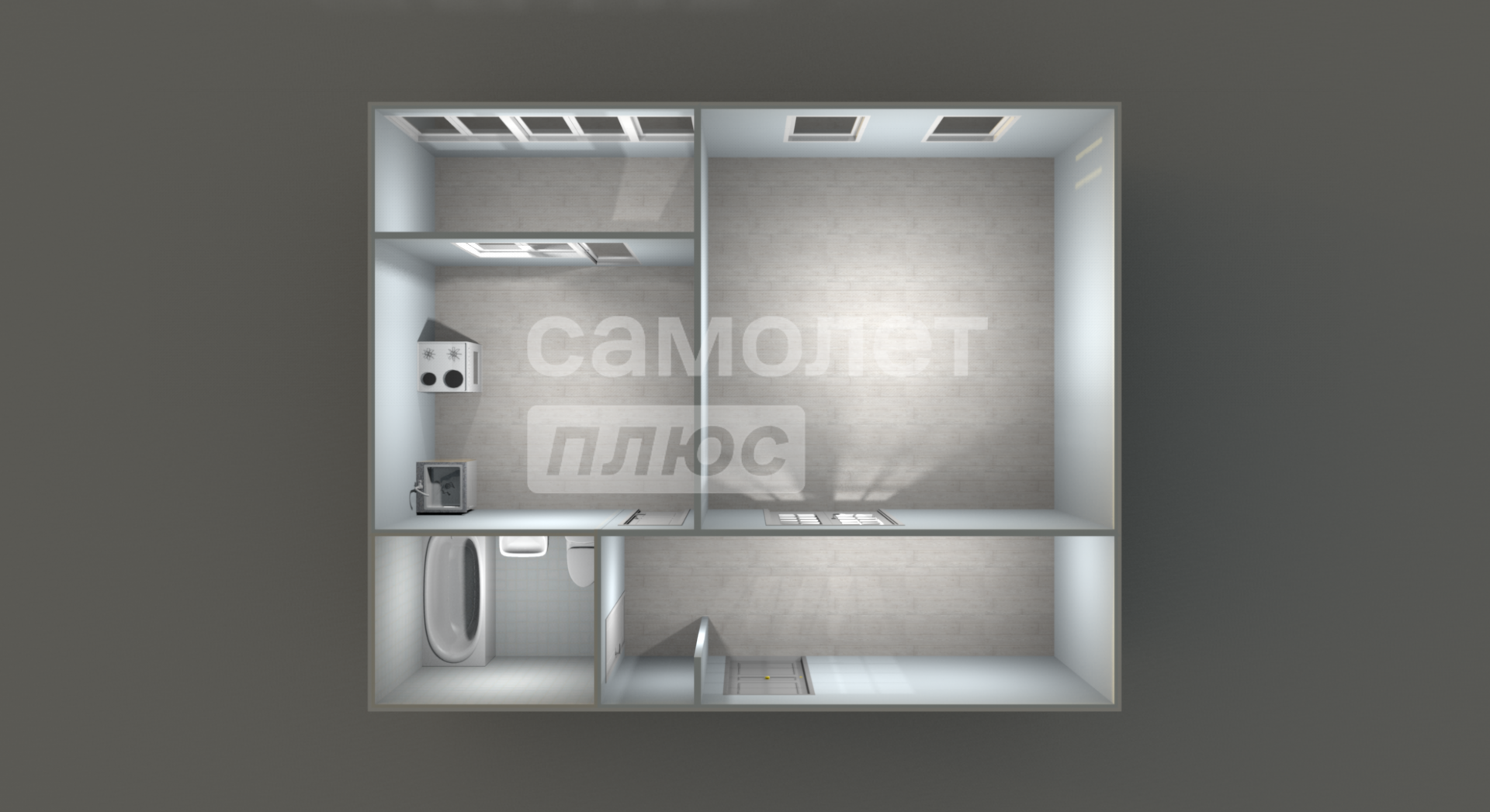 1-комнатная 38.2 м2 в ЖК undefined корпус null этаж 13