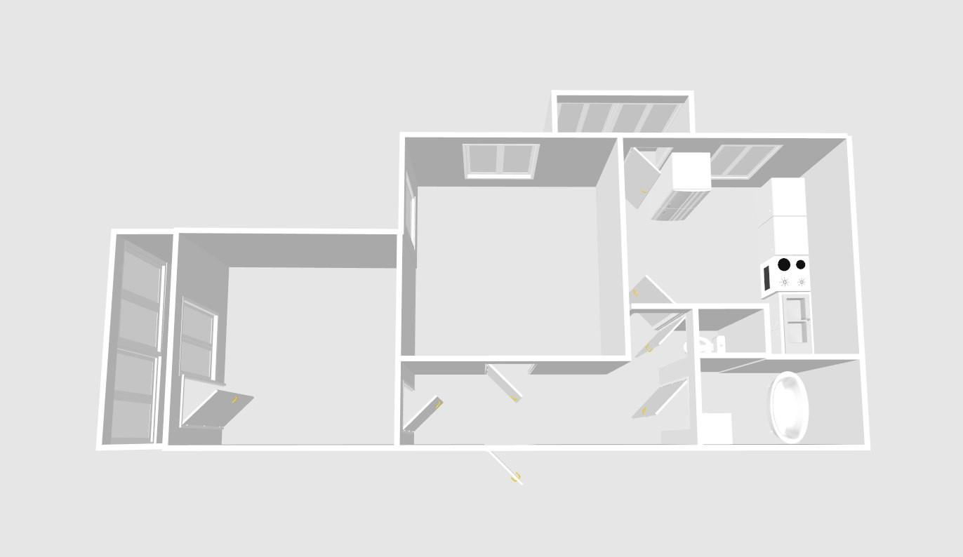 2-комнатная 75.5 м2 в ЖК undefined корпус null этаж 4