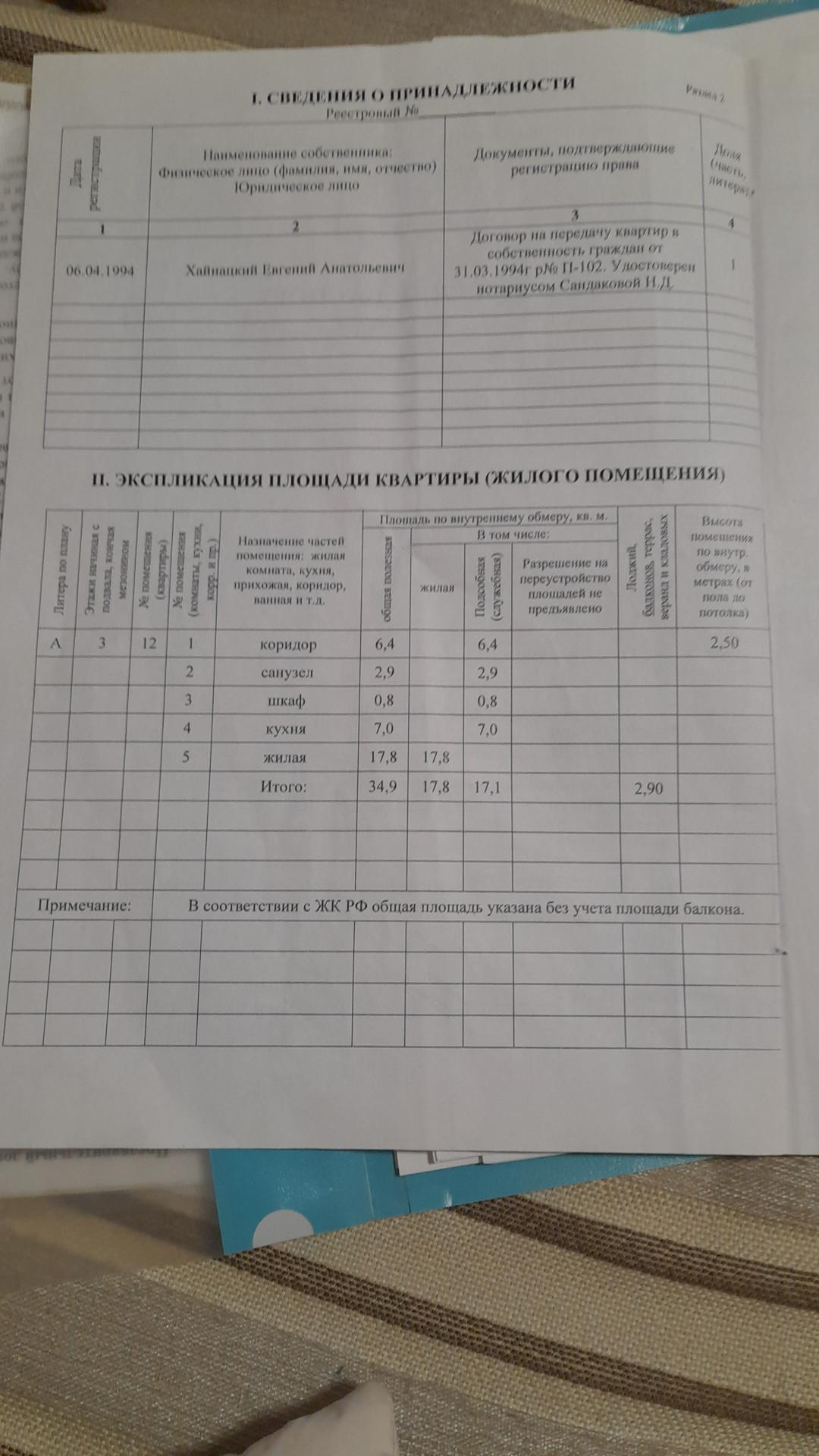 1-комнатная 34.9 м2 в ЖК undefined корпус null этаж 3