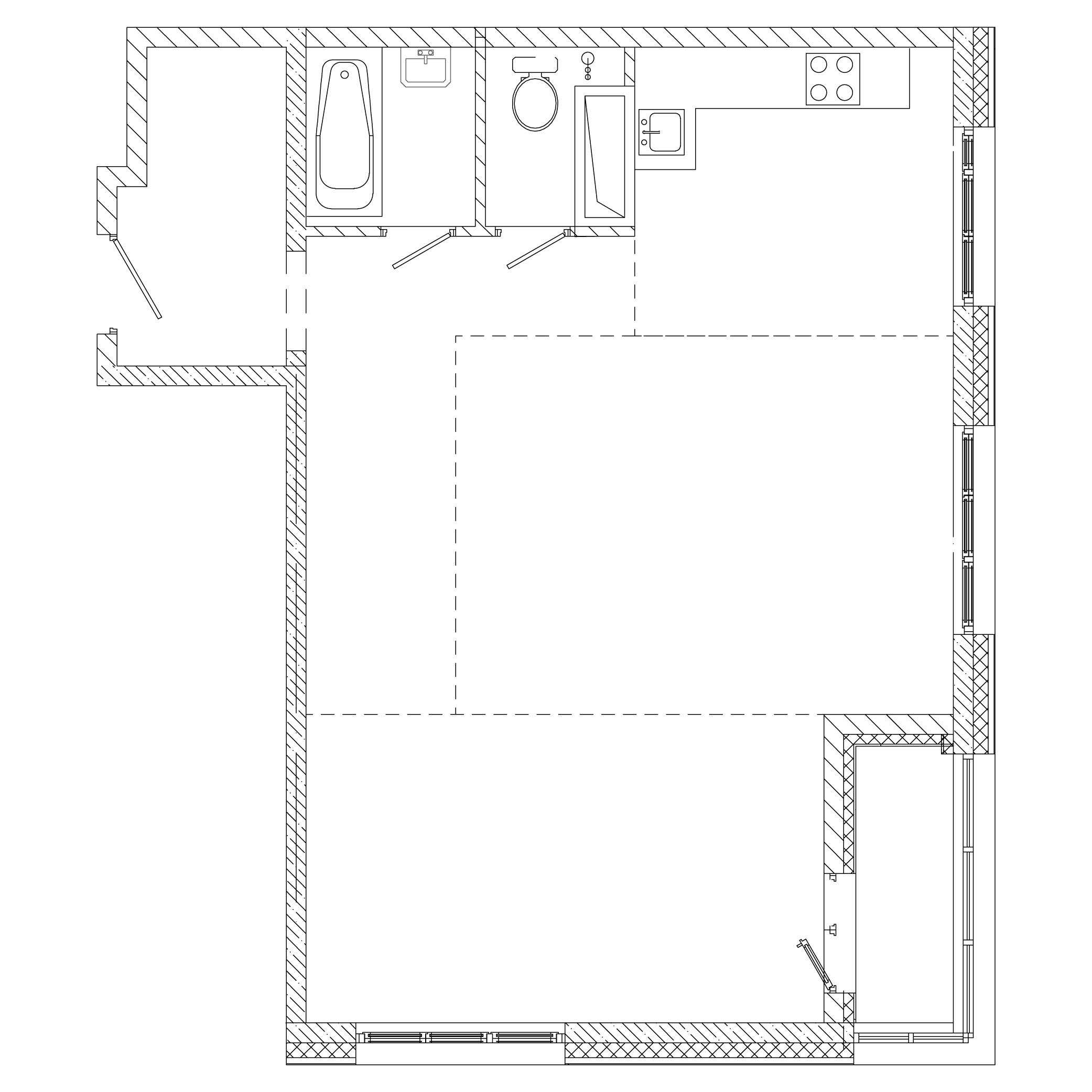 2-комнатная 64 м2 в ЖК Исторический корпус null этаж 22