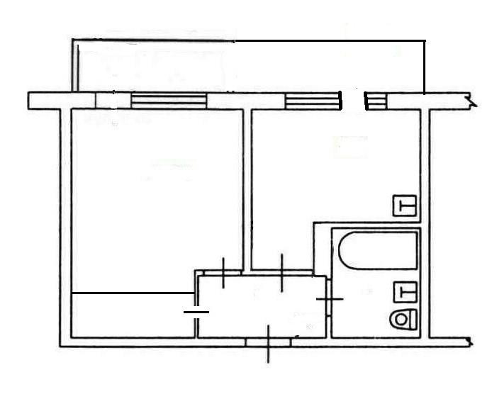 1-комнатная 39.7 м2 в ЖК undefined корпус null этаж 7