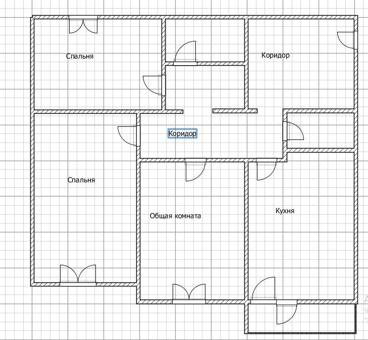 3-комнатная 99.2 м2 в ЖК undefined корпус null этаж 6