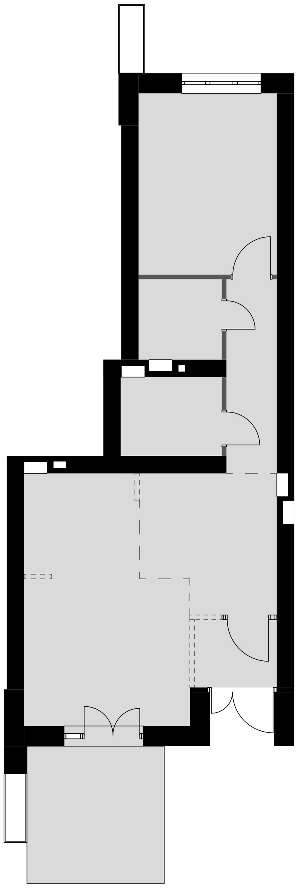 2-комнатная 55 м2 в ЖК Жаворонки Клаб корпус null этаж 1