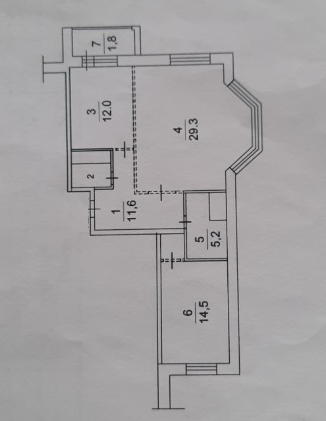 2-комнатная 76.4 м2 в ЖК undefined корпус null этаж 5