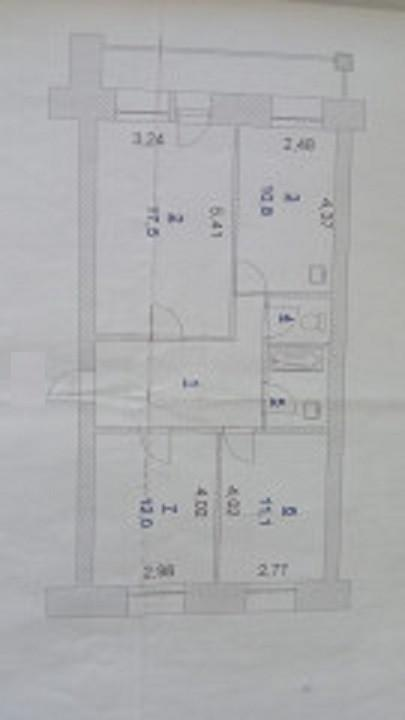 3-комнатная 68 м2 в ЖК undefined корпус null этаж 3