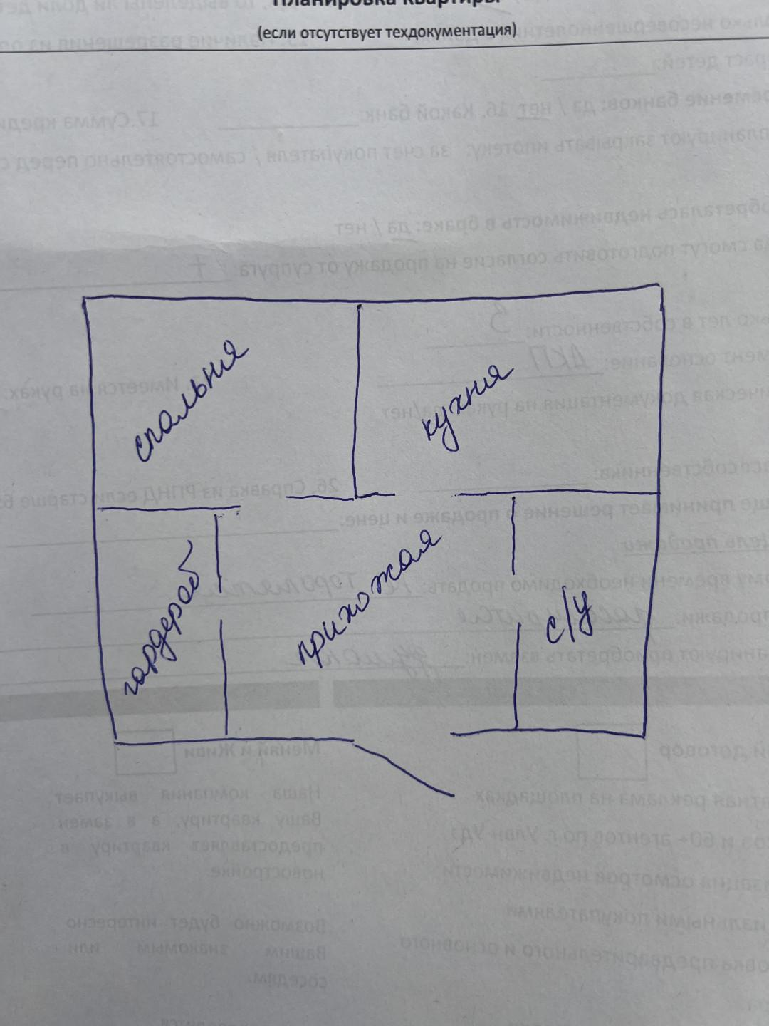 1-комнатная 35 м2 в ЖК undefined корпус null этаж 4