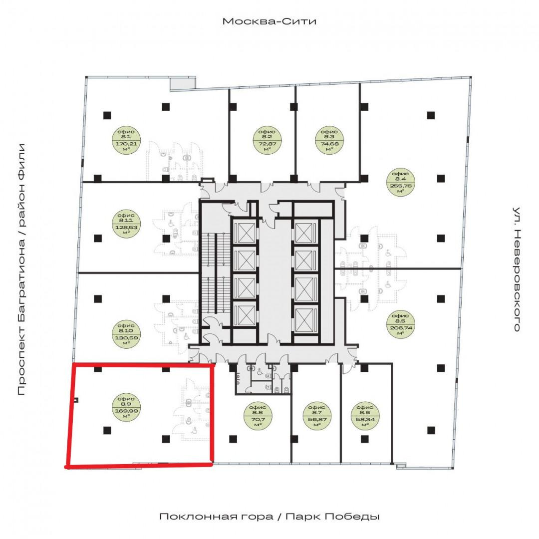 Студия 170 м2 в ЖК undefined корпус null этаж null