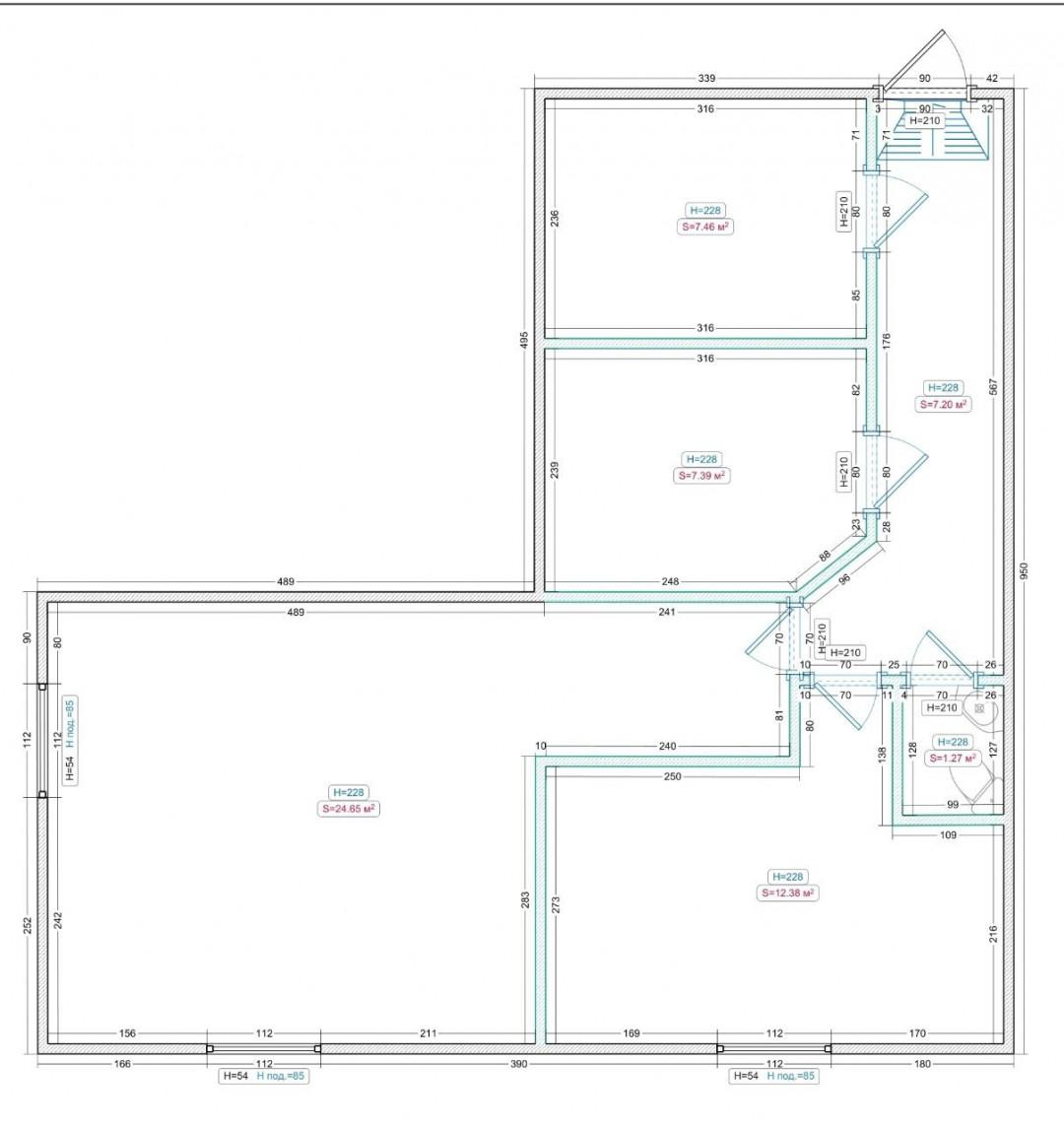 Студия 63 м2 в ЖК undefined корпус null этаж null