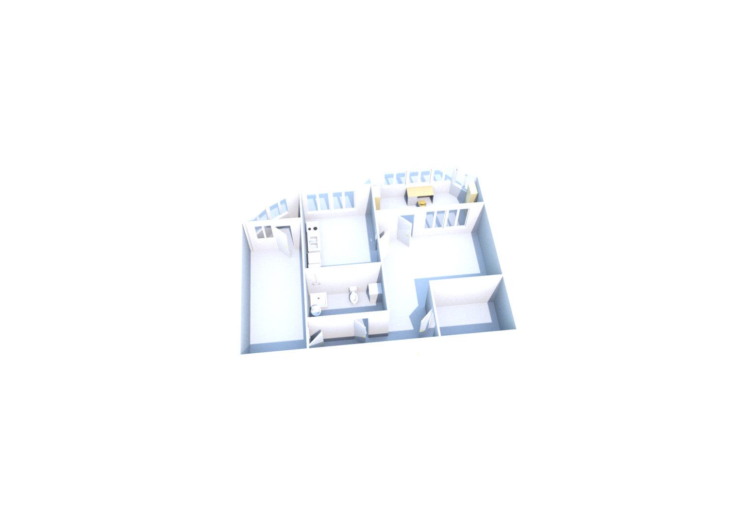 2-комнатная 91 м2 в ЖК undefined корпус null этаж 6
