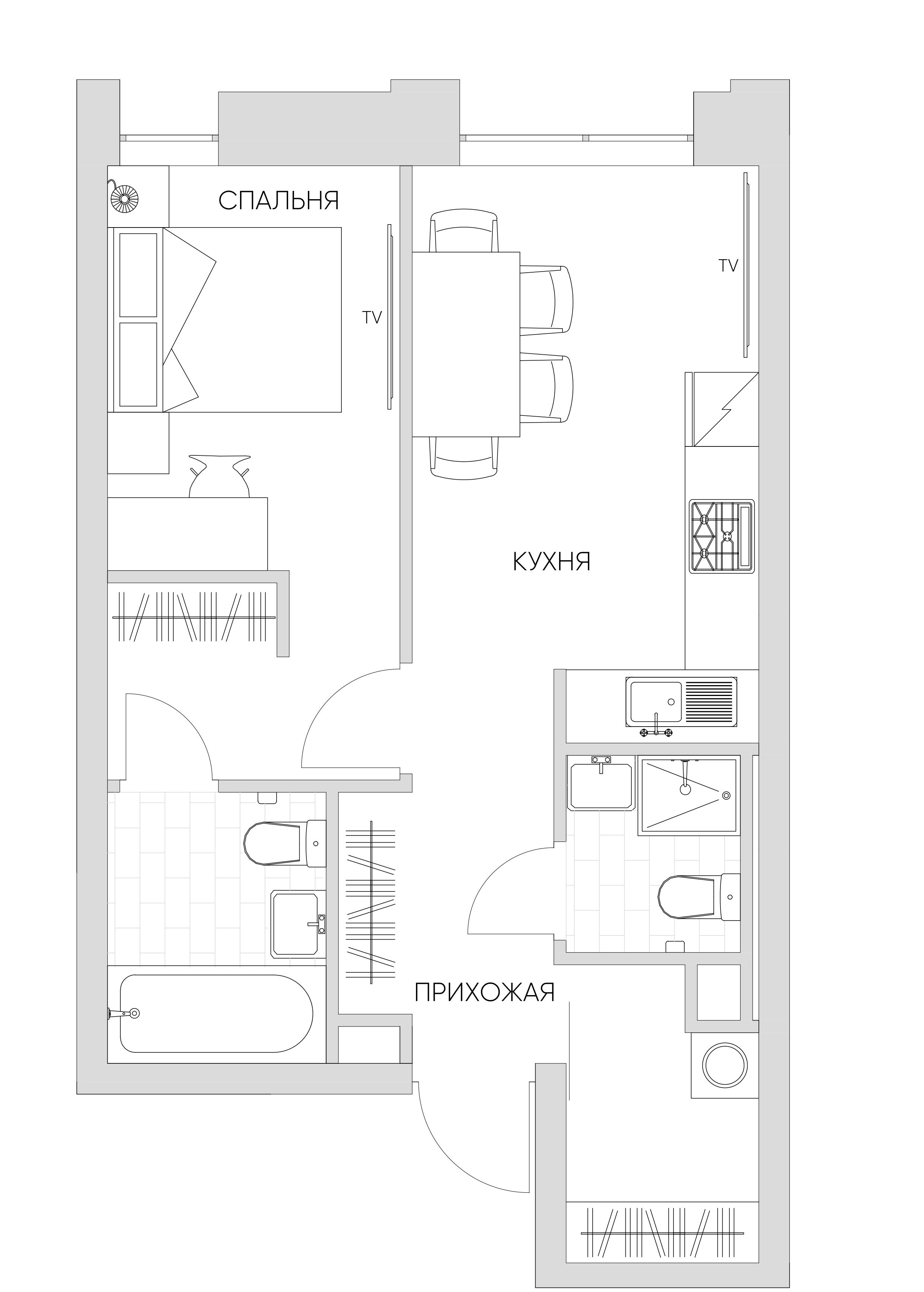 Студия 38 м2 в ЖК N`ICE LOFT корпус null этаж 5