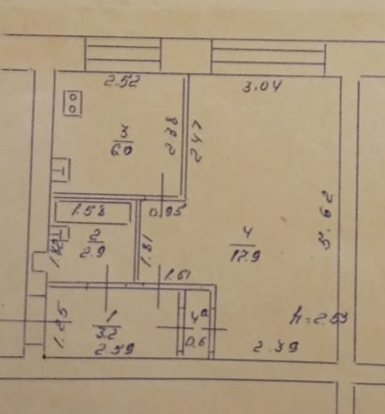 1-комнатная 30.6 м2 в ЖК undefined корпус null этаж 5