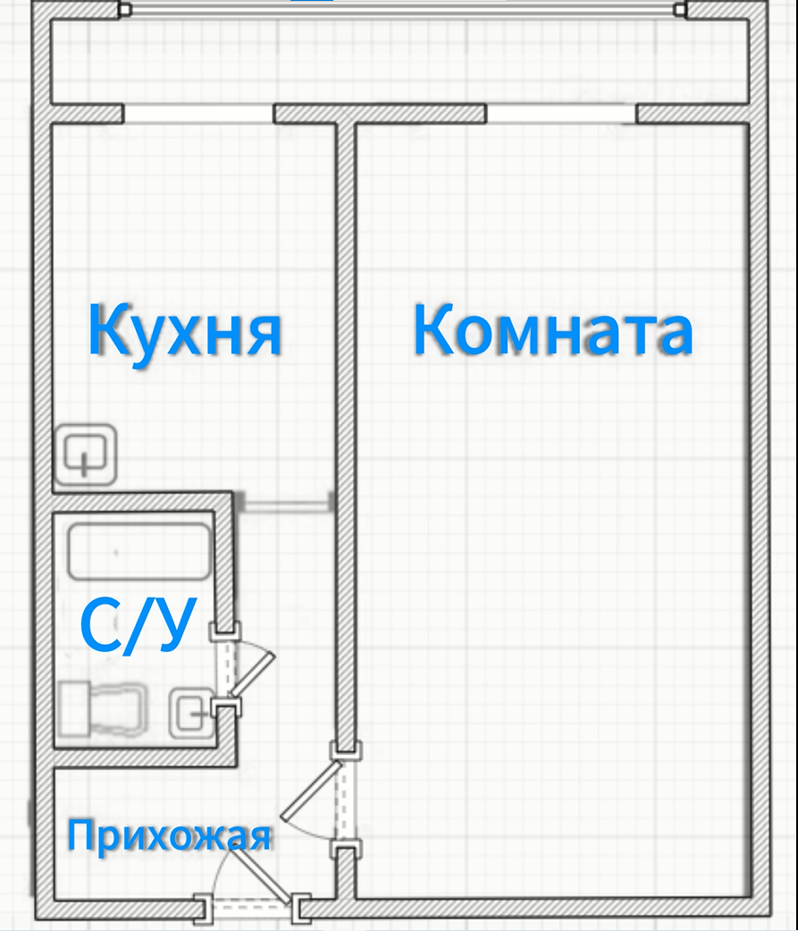 1-комнатная 40 м2 в ЖК undefined корпус null этаж 8