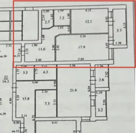 1-комнатная 47.5 м2 в ЖК undefined корпус null этаж 5